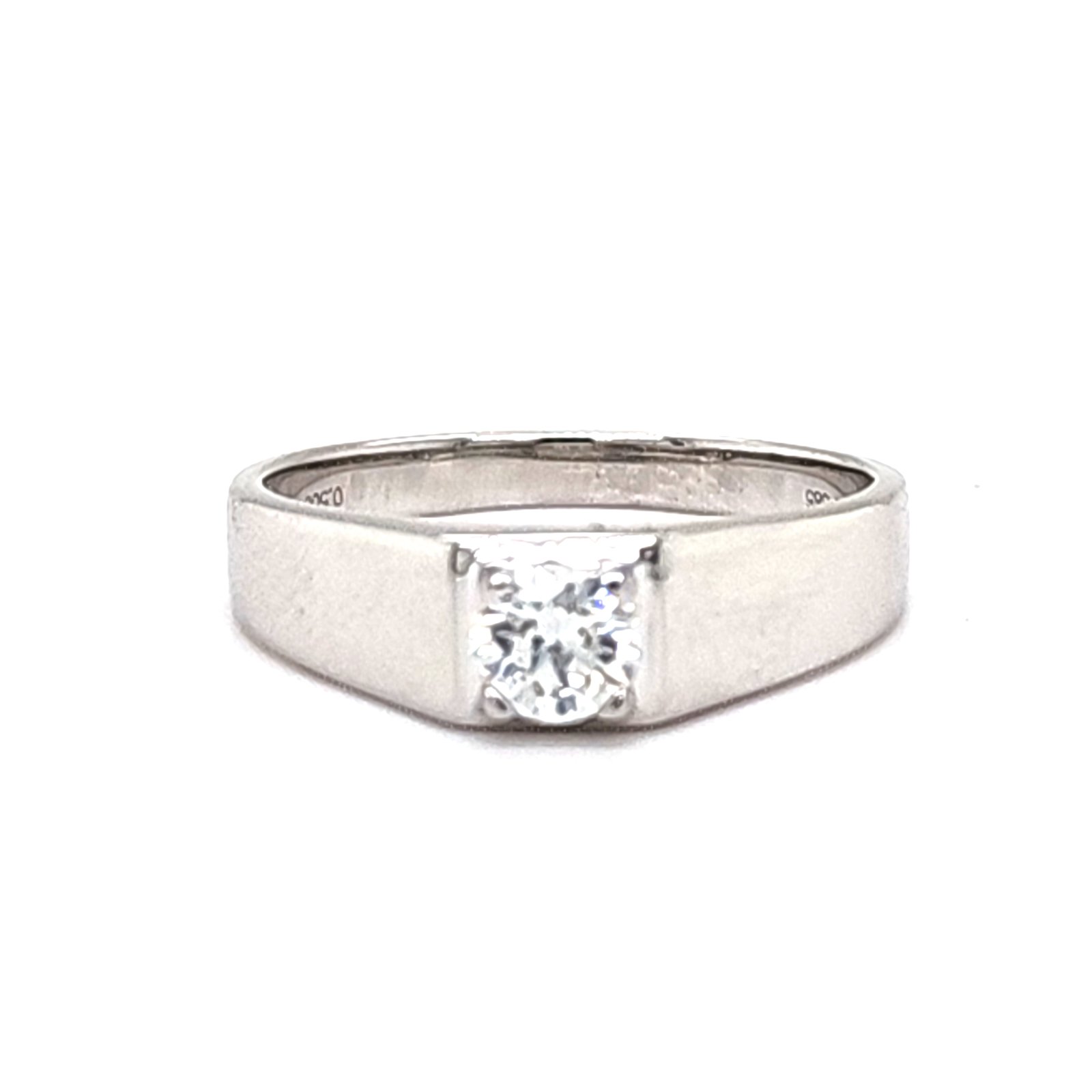 LG - 14K 0.50CT D-RING MEN RDS CERTIFIED